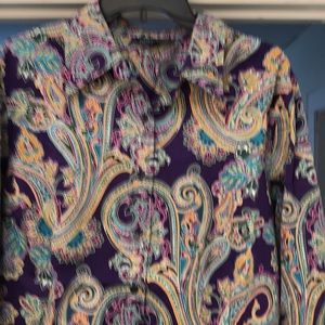 Jones New York long Sleeve Blouse Size 2X